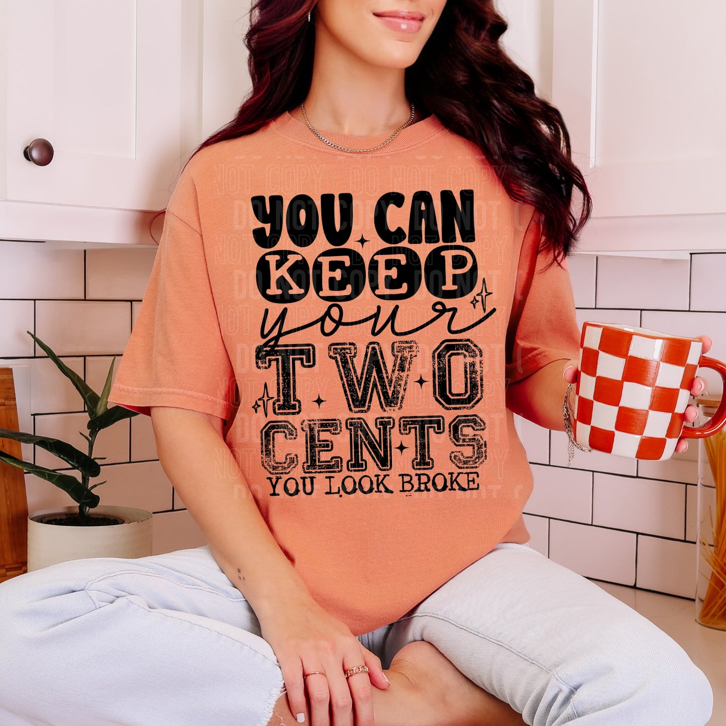 Keep your two cents tee