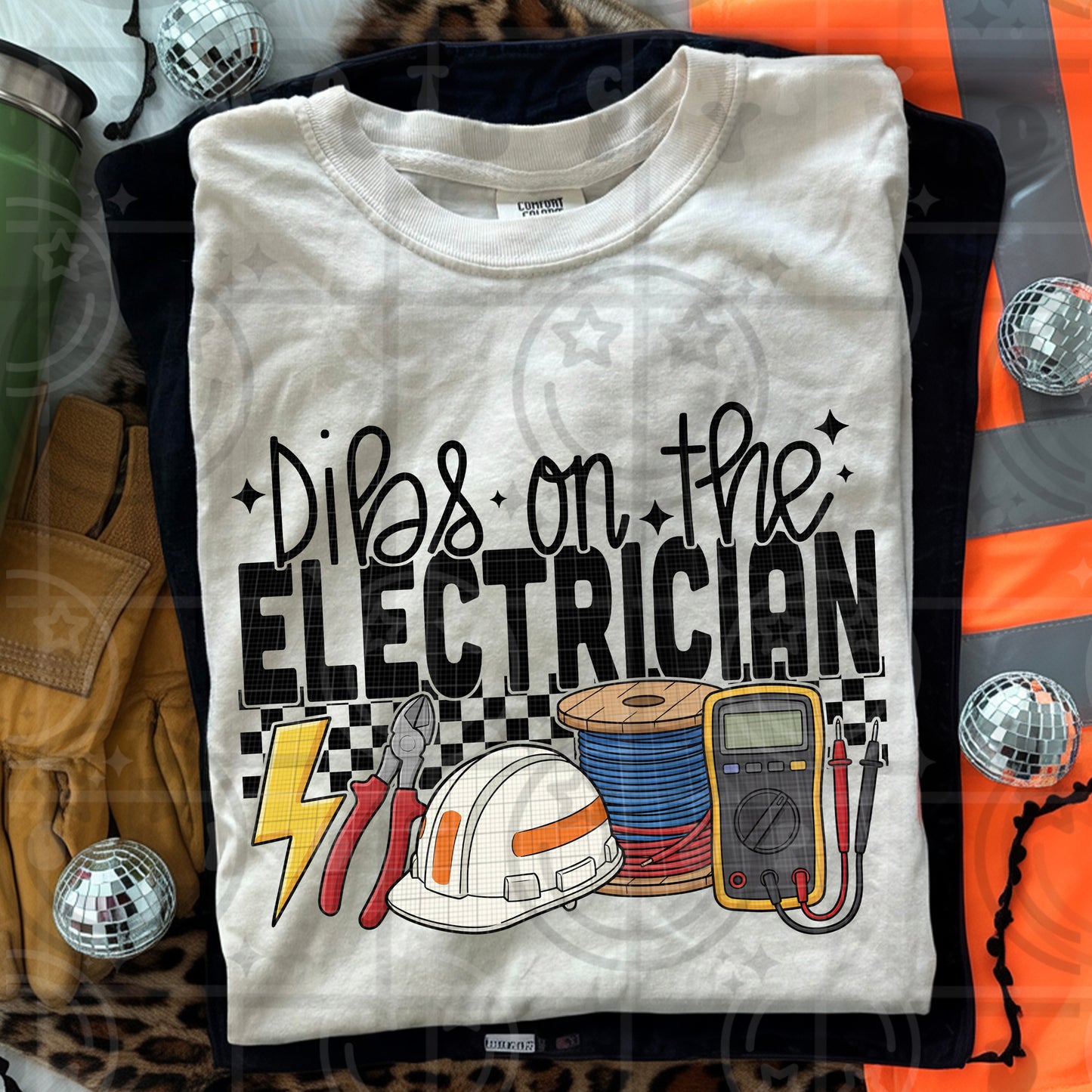 Dibs on the Electrician Tee