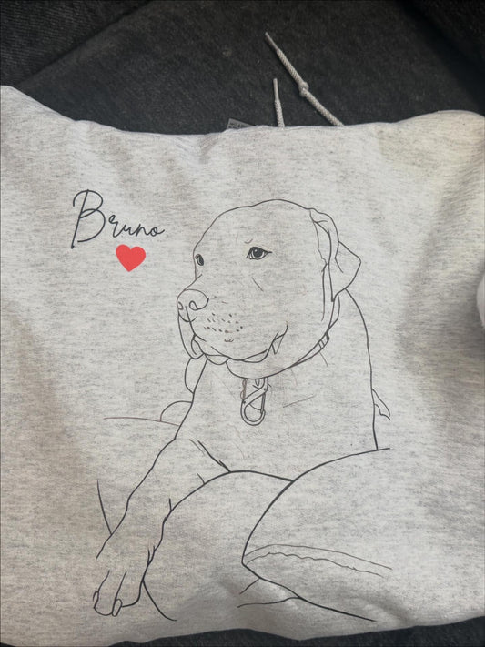 Pet Line Portrait Tee