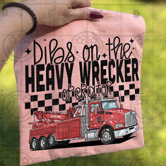 Dibs on the Heavy Wrecker Driver