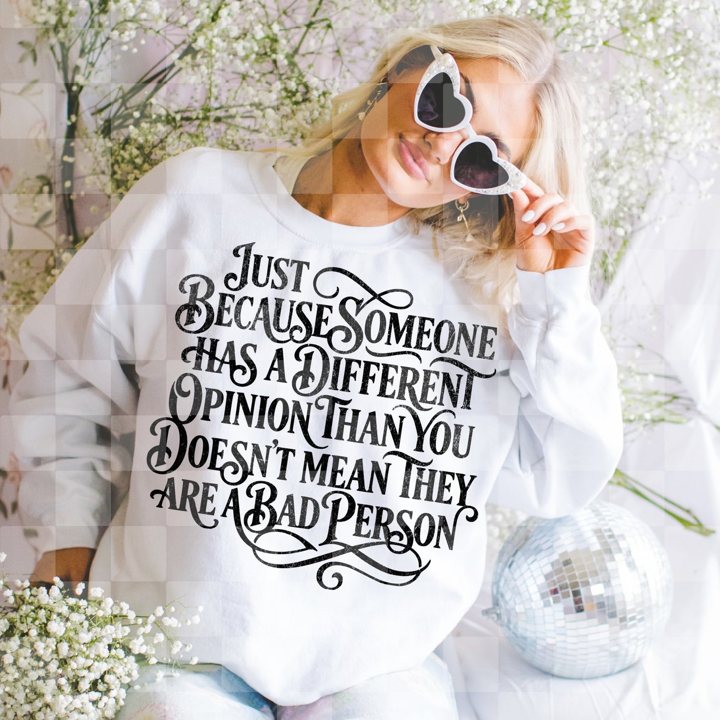 Different Opinion doesn't mean bad person tee