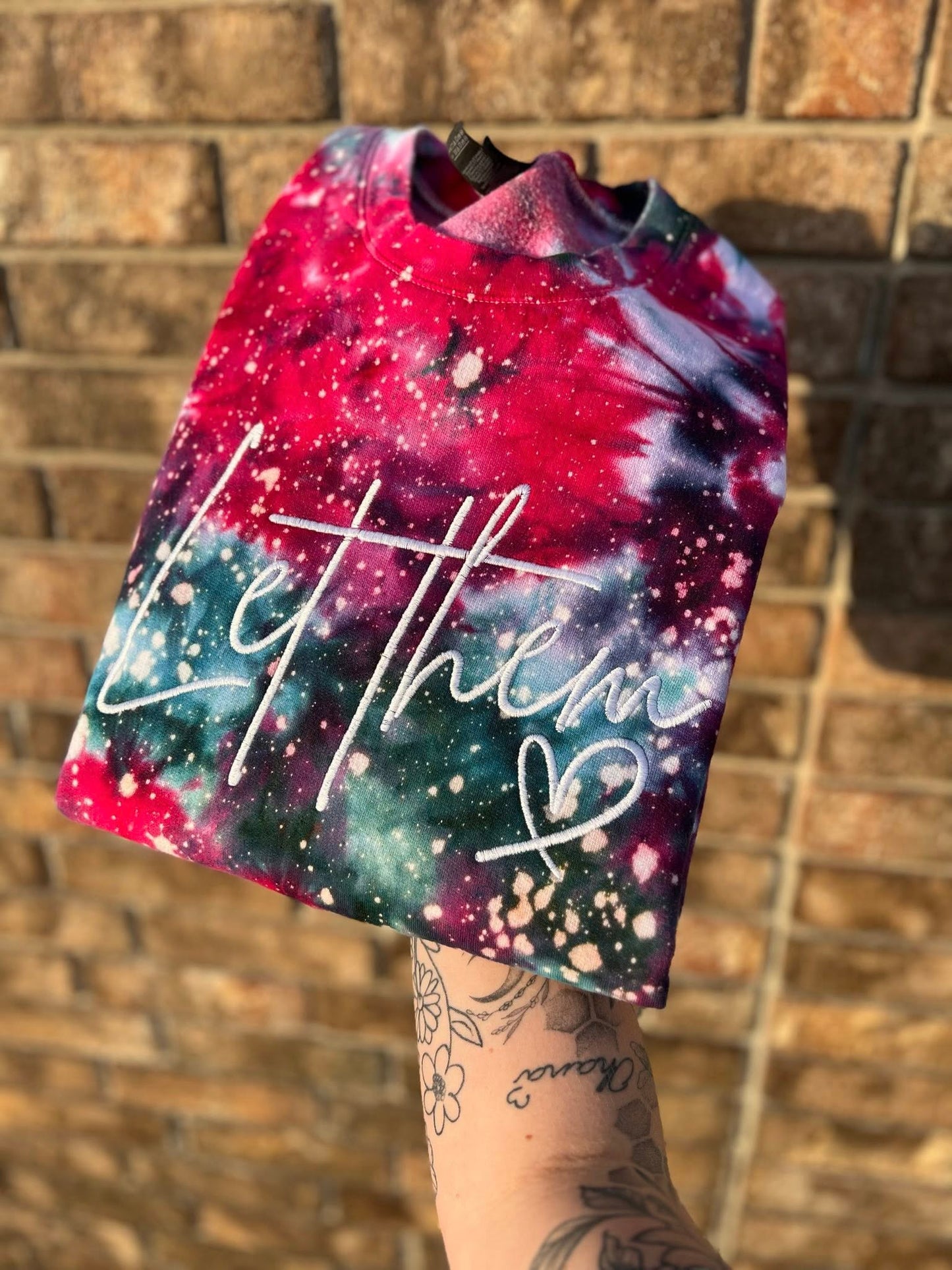 Let Them Embroidered Crewneck